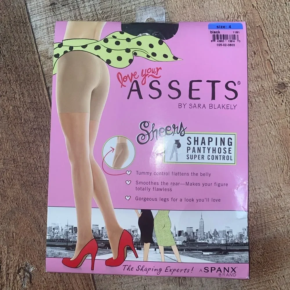 Love your assets by Sara Blakely sheer shaping panty hose super control spanx